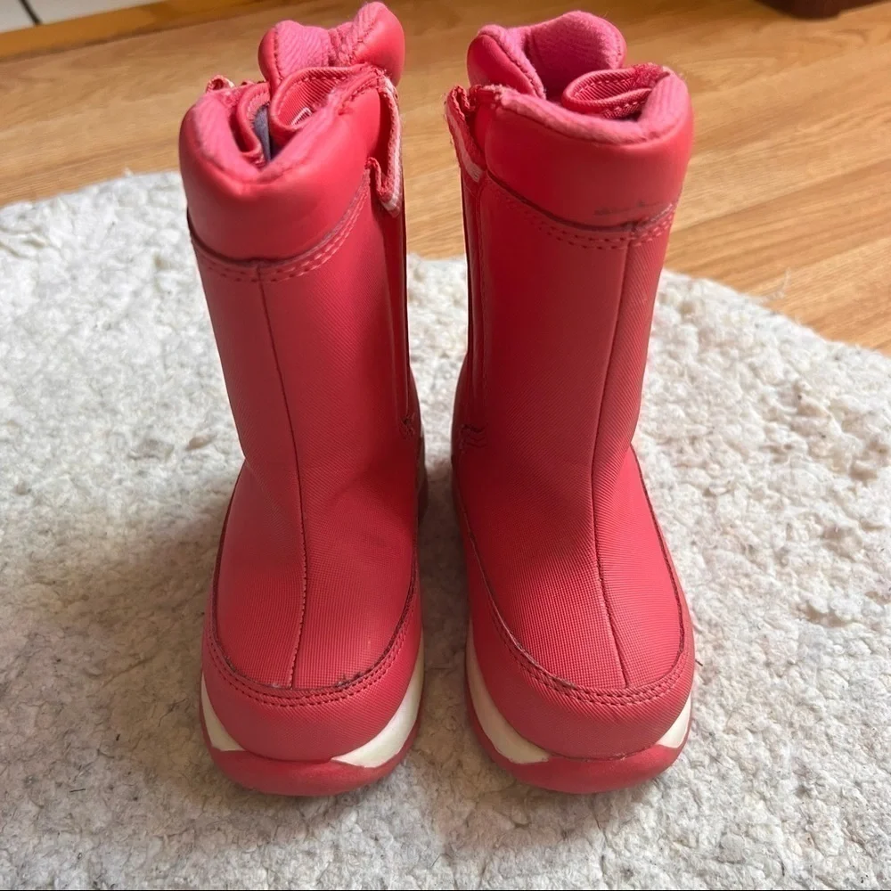 Lands' End Kids Pink Winter Boots Size 6M